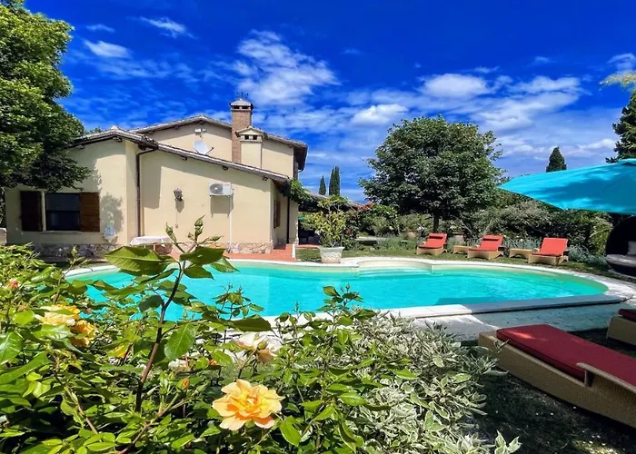 Spoleto Enchantedexc Pool, Gardens Villaaircon 6 Uncinano photo